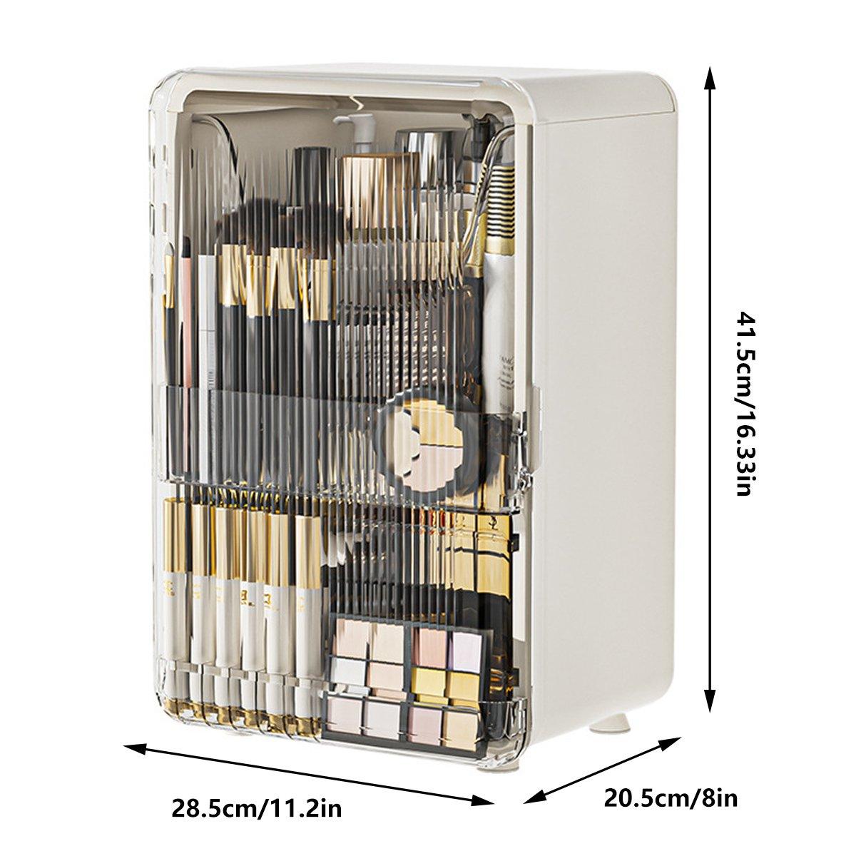 Premium Large Capacity Makeup Organiser with Magnetic Lid