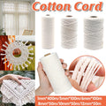 Cotton Rope Macrame Cord 12mm x 50m, Natural Cotton, DIY Craft, Binding String - SuperSaverAU - view 1