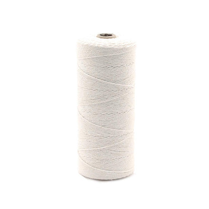 Natural Cotton Rope 6mm x 100m for Macrame, DIY Craft, and Home Décor