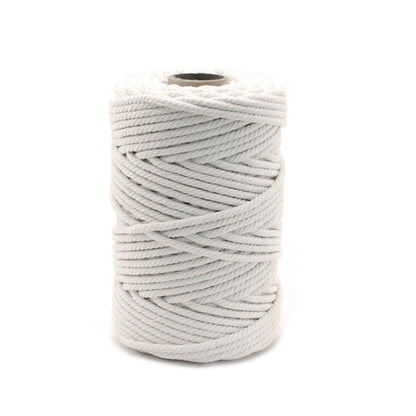Natural Cotton Rope 6mm x 100m for Macrame, DIY Craft, and Home Décor