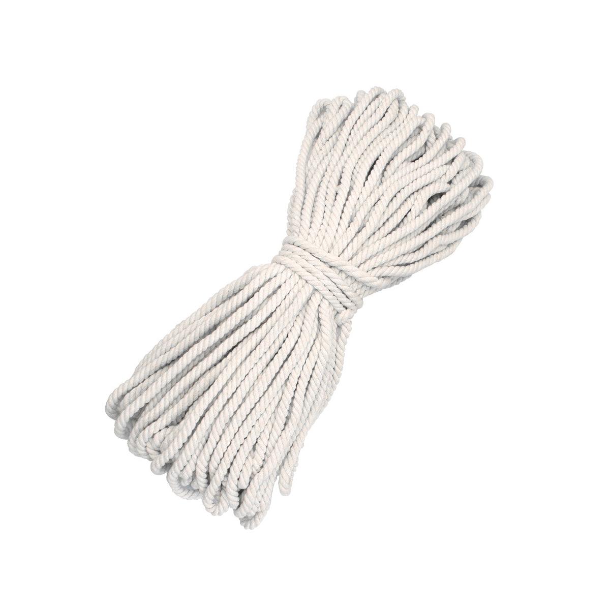 Natural Cotton Rope 6mm x 100m for Macrame, DIY Craft, and Home Décor