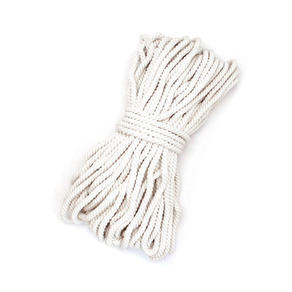 Natural Cotton Rope 6mm x 100m for Macrame, DIY Craft, and Home Décor
