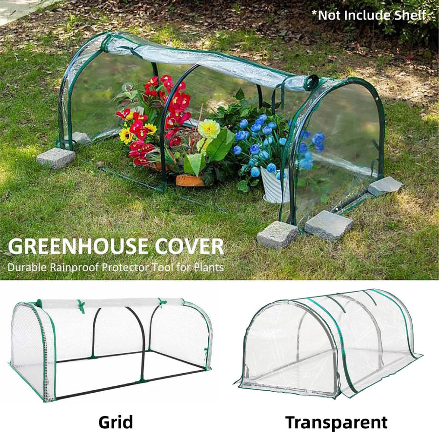 Premium PVC Greenhouse Replacement Cover – Transparent 130 x 60 x 50cm