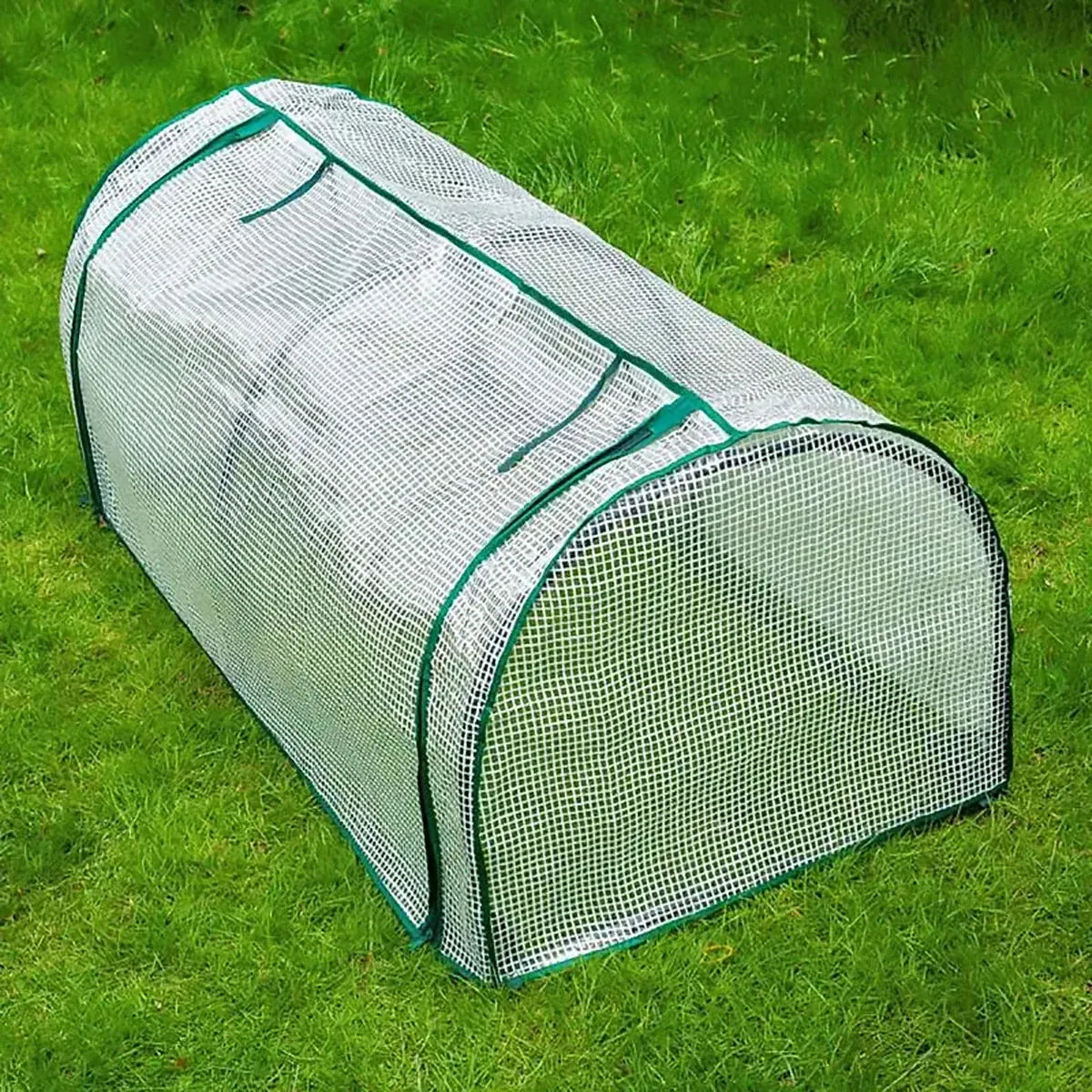 PVC Greenhouse Cover Replacement Plant Tent Garden Shelter 130 × 60 × 50 cm - Grid Style