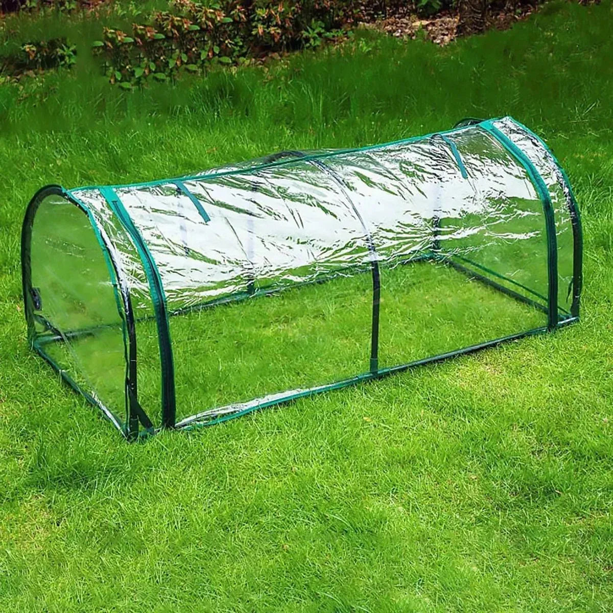 PVC Greenhouse Cover Replacement Plant Tent Garden Shelter 130 × 60 × 50 cm - Grid Style