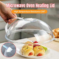 Premium Microwave Splash Proof Cover – Transparent 26cm