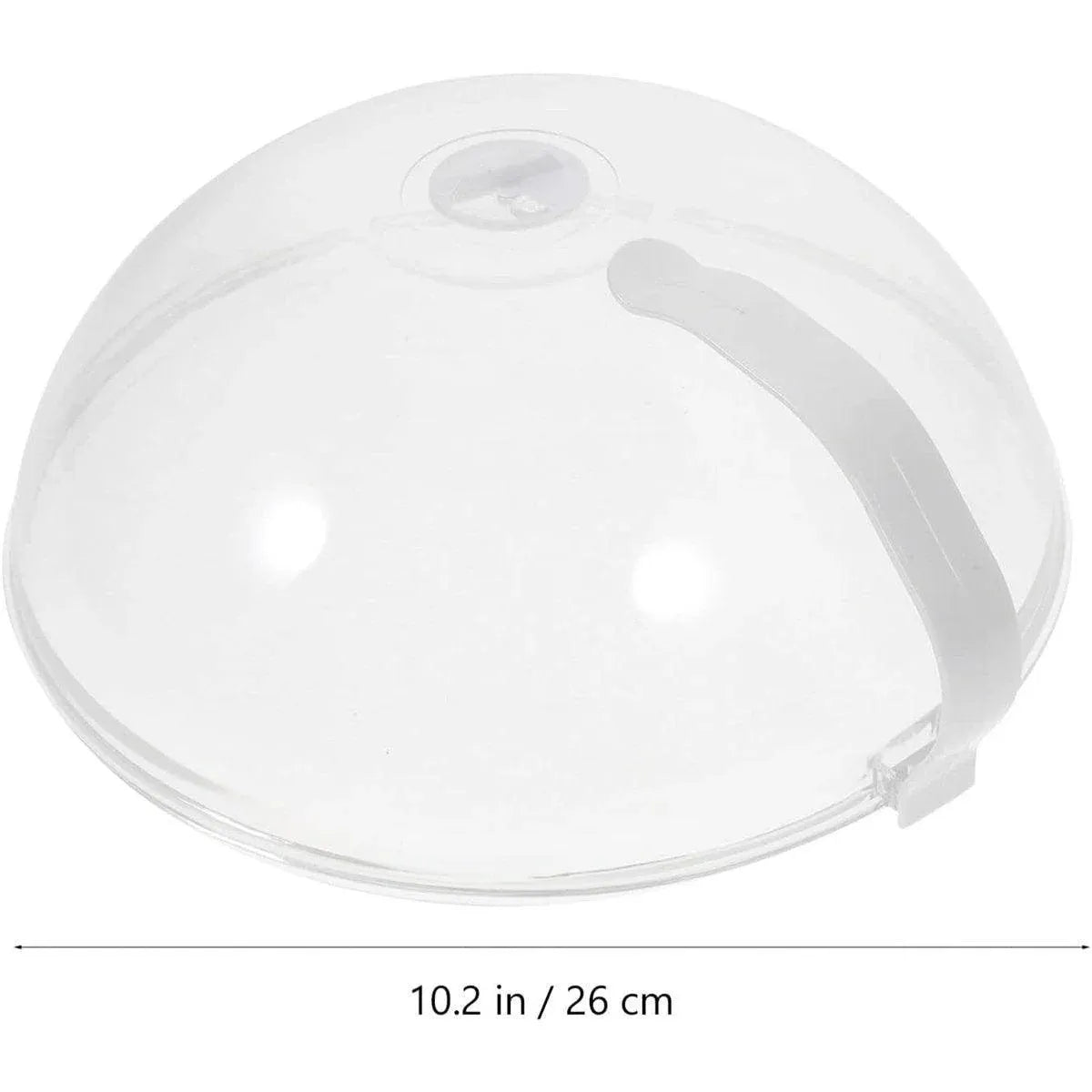 Premium Microwave Splash Proof Cover – Transparent 26cm