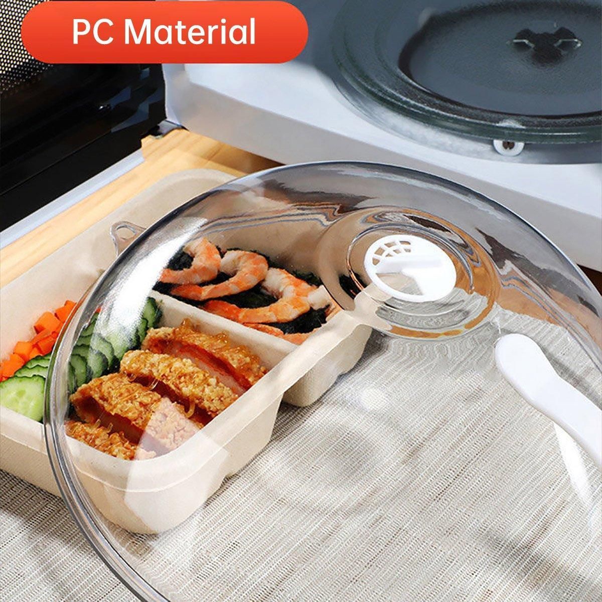 Premium Microwave Splash Proof Cover – Transparent 26cm