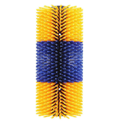 Multifunctional Livestock Brush 44cm x 20cm x 8cm - Nylon, Gentle Cleaning & Massage