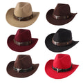 Premium Brown Unisex Ethnic Style Tweed Bowler Jazz Hat