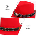 Premium Brown Unisex Ethnic Style Tweed Bowler Jazz Hat