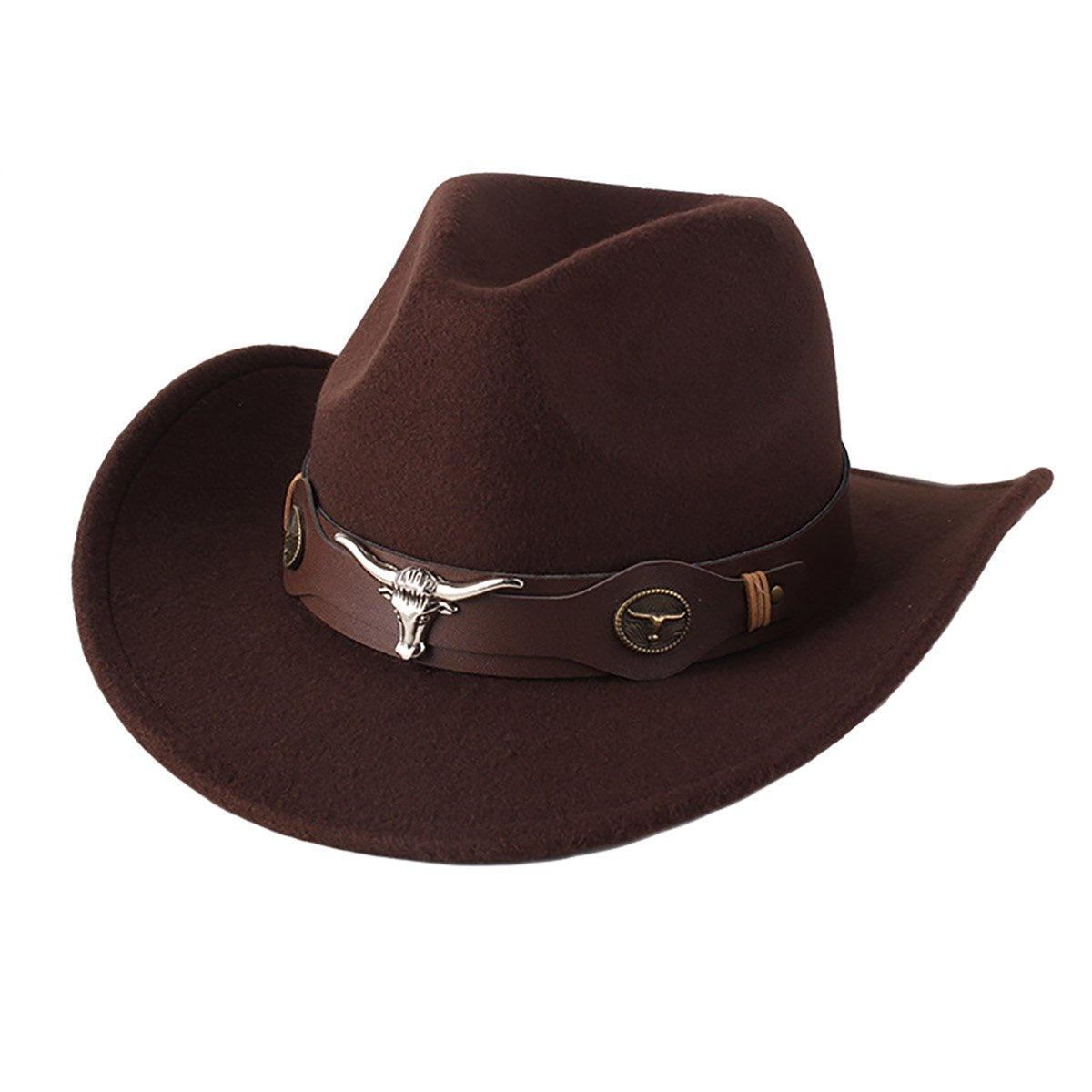 Premium Brown Unisex Ethnic Style Tweed Bowler Jazz Hat