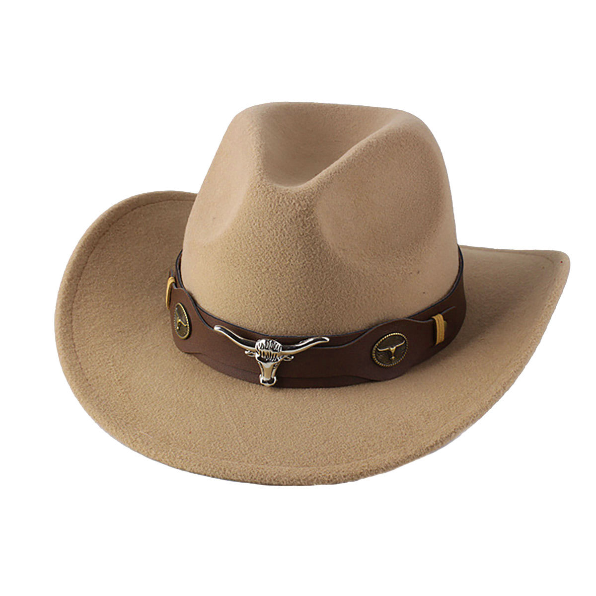 Premium Brown Unisex Ethnic Style Tweed Bowler Jazz Hat