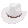 Western Cowboy Hat American Jazz Hat for Men Women Upside Down Top Hat - Red - SuperSaverAU - view 6