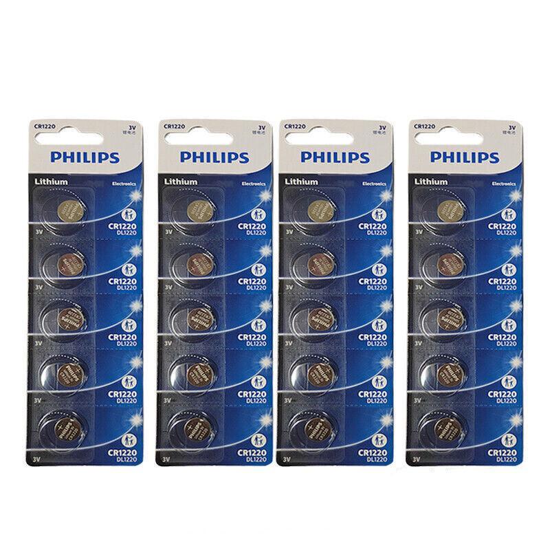 Philips CR1632 Button Battery - 20 Pack, 3V Lithium Power