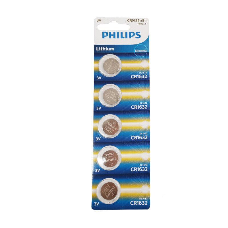 Philips CR1632 Button Battery - 20 Pack, 3V Lithium Power