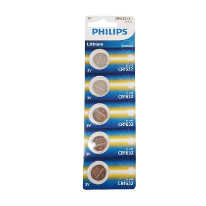 Philips CR1632 Button Battery - 20 Pack, 3V Lithium Power