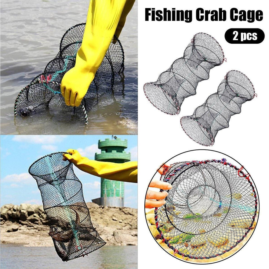 Premium Shrimp Crab Lobster Fishing Nets - 2 Pack