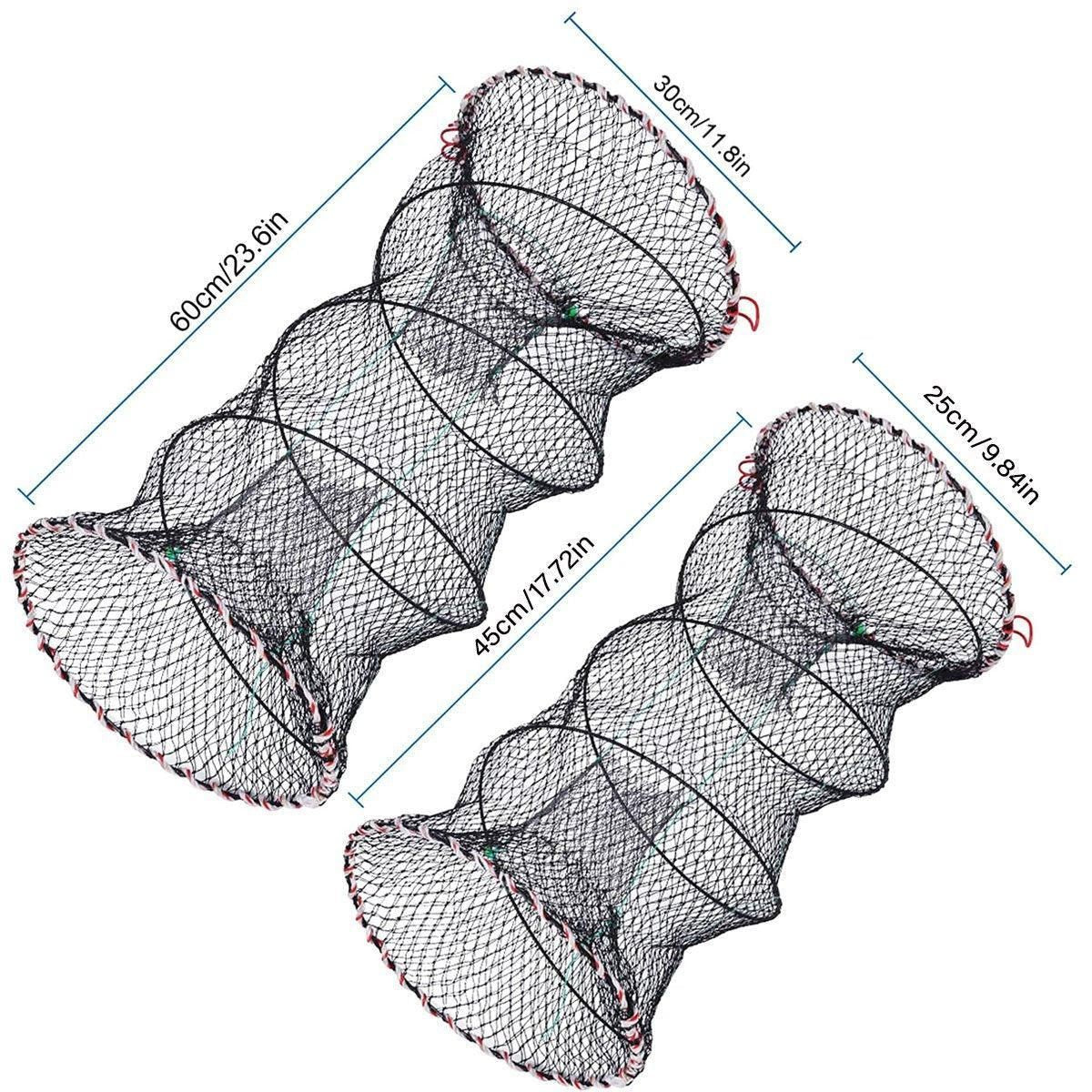 Premium Shrimp Crab Lobster Fishing Nets - 2 Pack