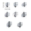 Premium Sewing Machine Spiral Flanger Attachment Set – 8 Pieces