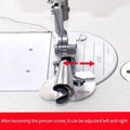 Premium Sewing Machine Spiral Flanger Attachment Set – 8 Pieces