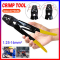 Premium Ratchet Wire Crimper Tool for Cable Lugs - 1.25-16mm²