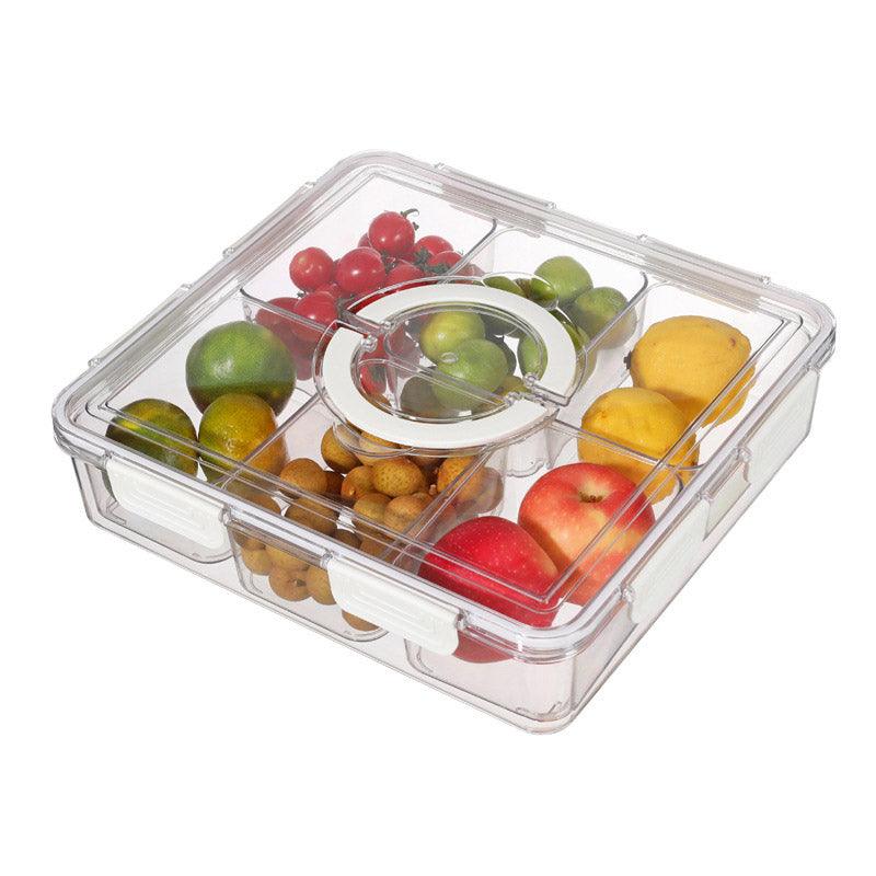Portable Sealed Kitchen Refrigerator Storage Box - 5L, Black, 6 Compartments - SuperSaverAU - view 5