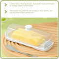 Premium Butter & Cheese Storage Box – Transparent Lid