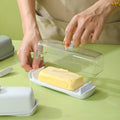Premium Butter & Cheese Storage Box – Transparent Lid