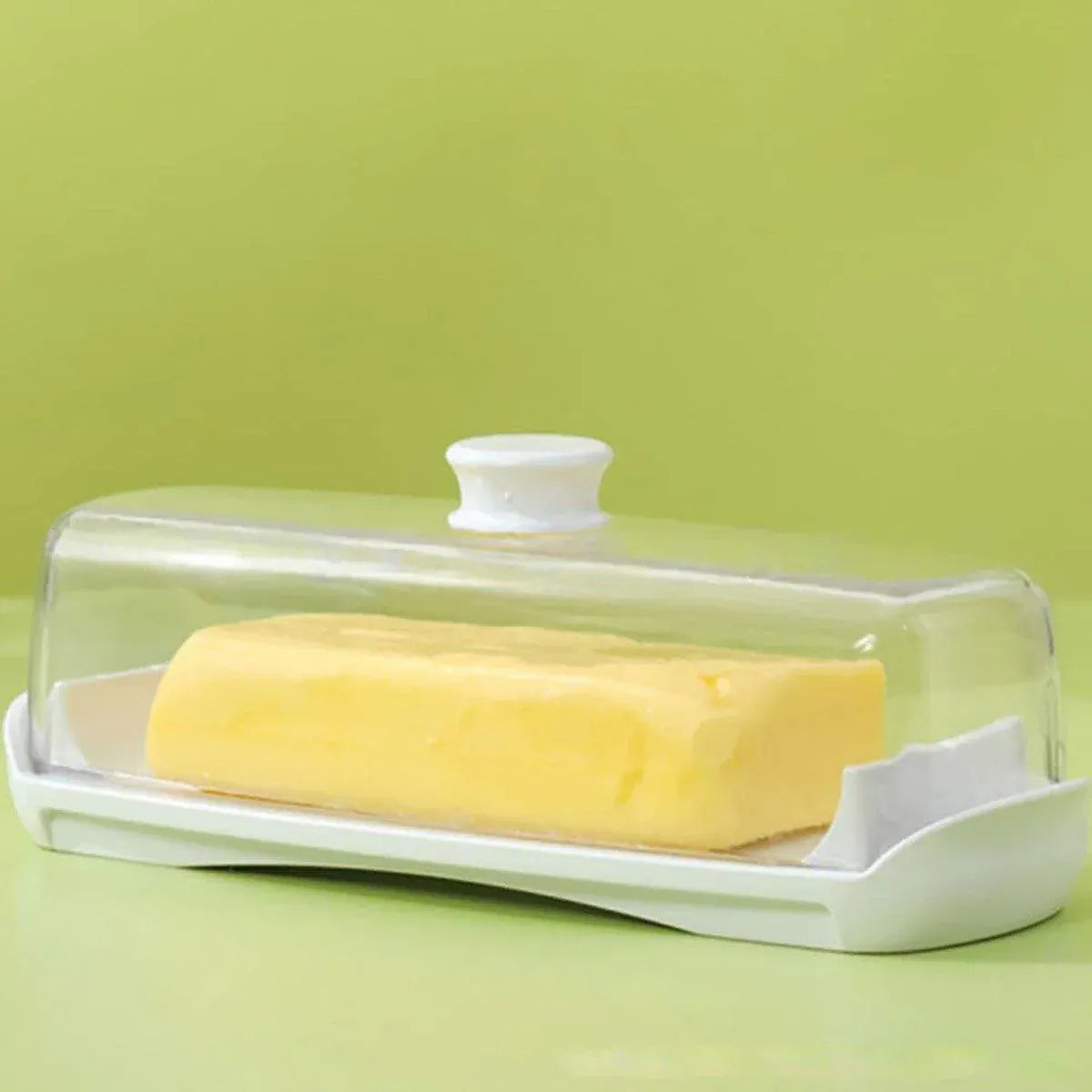 Premium Butter & Cheese Storage Box – Transparent Lid