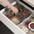 Portable Sealed Kitchen Refrigerator Storage Box 5L - White, 6 Compartments - SuperSaverAU - view 3