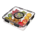 Portable Sealed Kitchen Refrigerator Storage Box 5L - White, 6 Compartments - SuperSaverAU - view 5