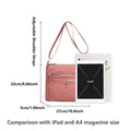 Premium Pink Ladies Large Capacity Waterproof Crossbody Bag