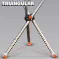 Stainless Steel Folding Cane Chair, Adjustable 31.5-35.4" for Travel & Outdoor Use - SuperSaverAU - view 5