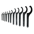 Premium Adjustable C Spanner Hook Wrench with High Carbon Steel - 115-130mm
