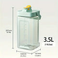 Premium 3.5L Green Cold Water Kettle Beverage Dispenser Jug