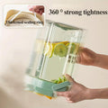 Large Capacity 3.5L Cold Water Kettle Home Use Beverage Dispenser Jug Mug - White - SuperSaverAU - view 4