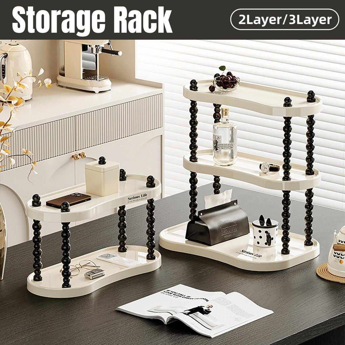 Mug Display Rack - 2-Layer Kitchen Organizer, Lightweight Luxury Design - SuperSaverAU - view 1