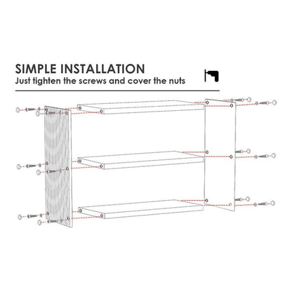 Acrylic Desktop Cup Holder Multi-Purpose Portable Storage Organizer For Home - Brown