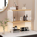 Acrylic Desktop Cup Holder Multi-Purpose Portable Storage Organizer For Home - Brown - SuperSaverAU - view 4