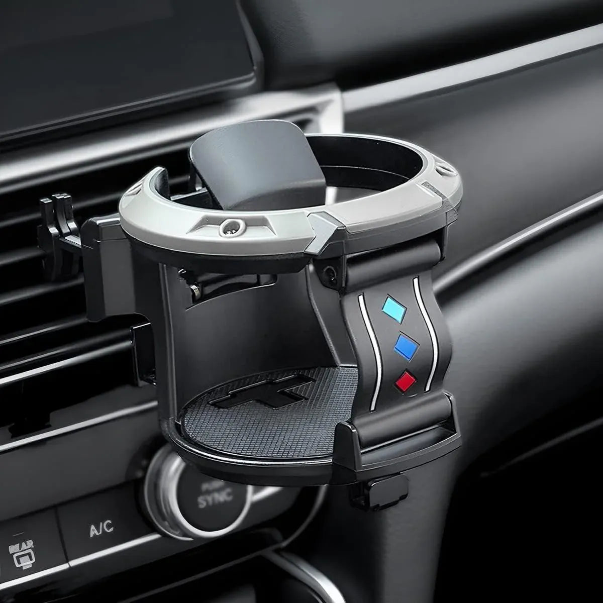 Premium Universal Car Air Vent Cup Holder with Hook Bracket