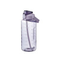 Premium Purple 2L Motivational Water Bottle with Straw and Time Markings