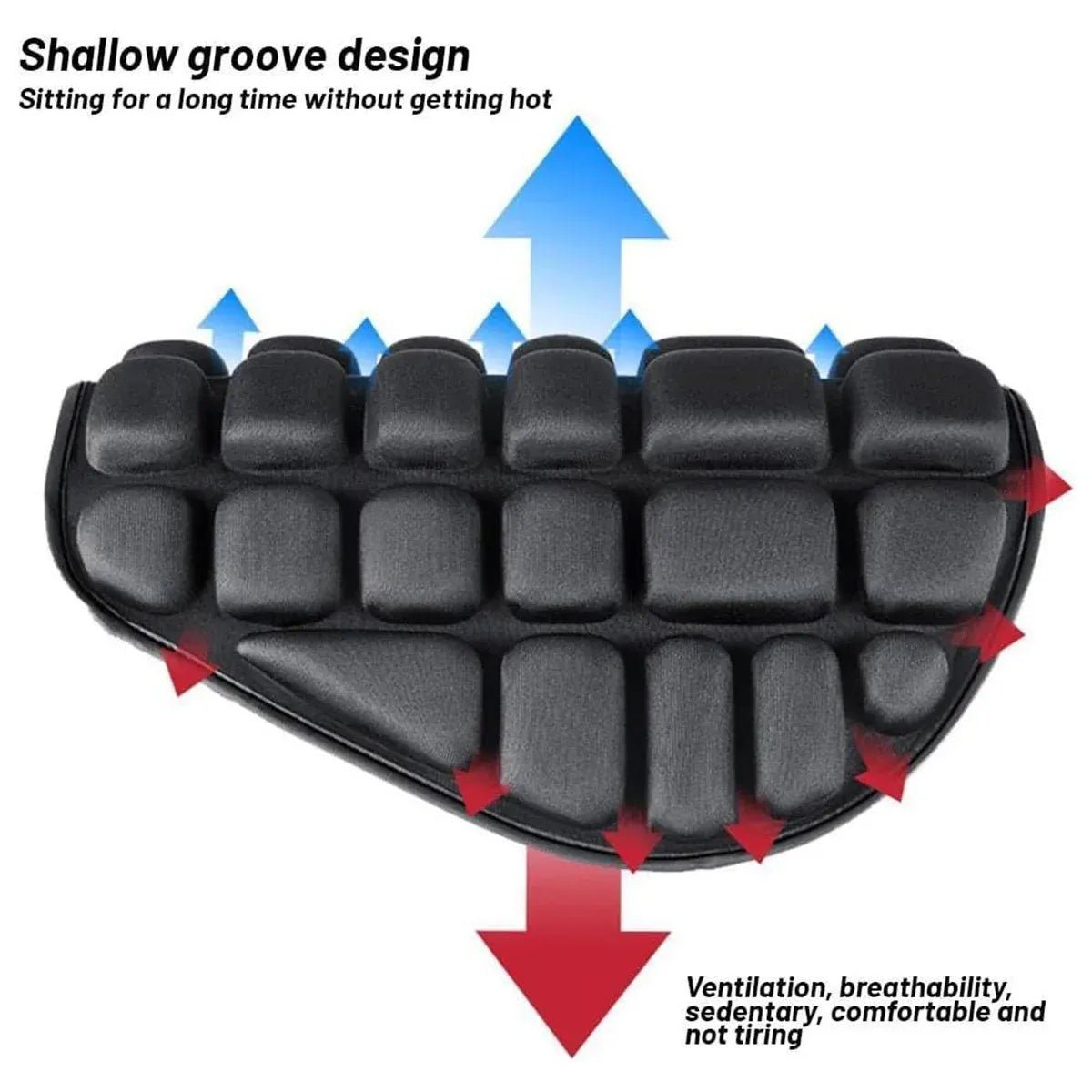 Premium Waterproof Lycra Motorcycle Seat Cushion Cover