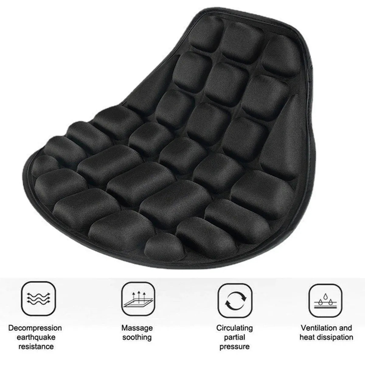 Premium Waterproof Lycra Motorcycle Seat Cushion Cover