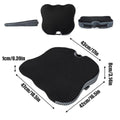 Premium Memory Foam Seat Cushion – Black U-Shaped