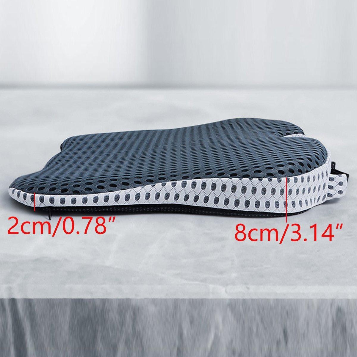 Premium Memory Foam Seat Cushion – Black U-Shaped