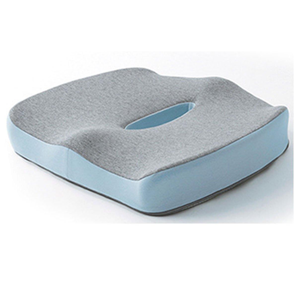 Coccyx Orthopedic Memory Foam Seat Cushion 45x40x7 cm - Ergonomic Support, Blue - SuperSaverAU - view 6