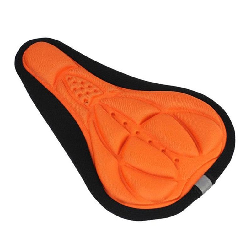 Premium Thick Silicone Bike Seat Cover with 3D Memory Foam & Drawstring - 4 Colours