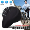 Premium Soft Silicone Bicycle Seat Cover with Breathable Lycra & Non-Slip Fit - Black