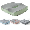 Coccyx Orthopedic Memory Foam Seat Cushion - 45x40x7 cm, Ergonomic Support, Grey - SuperSaverAU - view 2